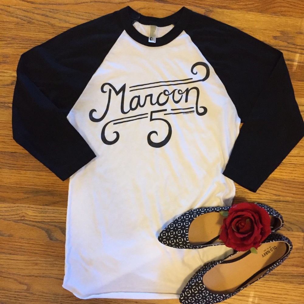Maroon 5, Rock N Roll, tour tee